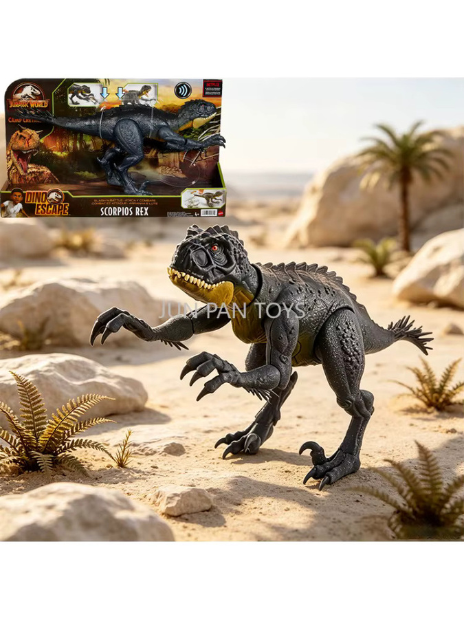 Hot Toys Jurassic World Camp Cretaceous Scorpios Rex Dino Escape Slash N Battle Stinger Dino Action Sound Figur - Bild 6