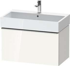 Duravit Waschtischunterschrank D-Neo, Wandhängend, Weiß, B: 78,4 cm, T: 44,2 cm, H: 44,0 cm - Bild 1