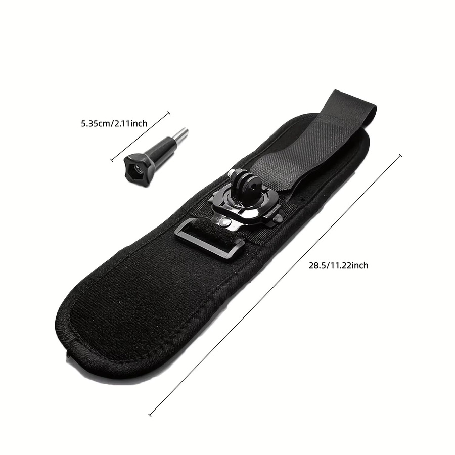 Verstellbare Arm-Action-Kamera-Halterung in Schwarz für Outdoor-Aktivitäten und Radfahren - Bild 6