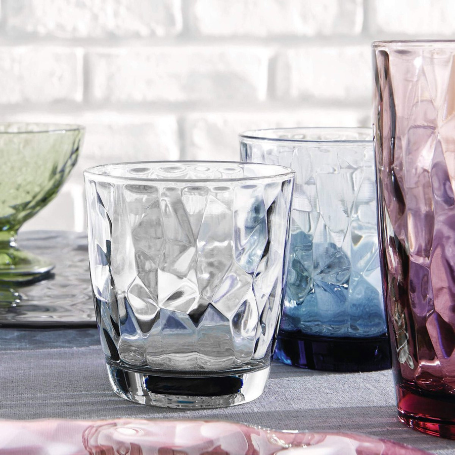 Bormioli Rocco Wassergläser Diamond, transparent, 3 Stück, 300 ml pro Glas - Bild 2