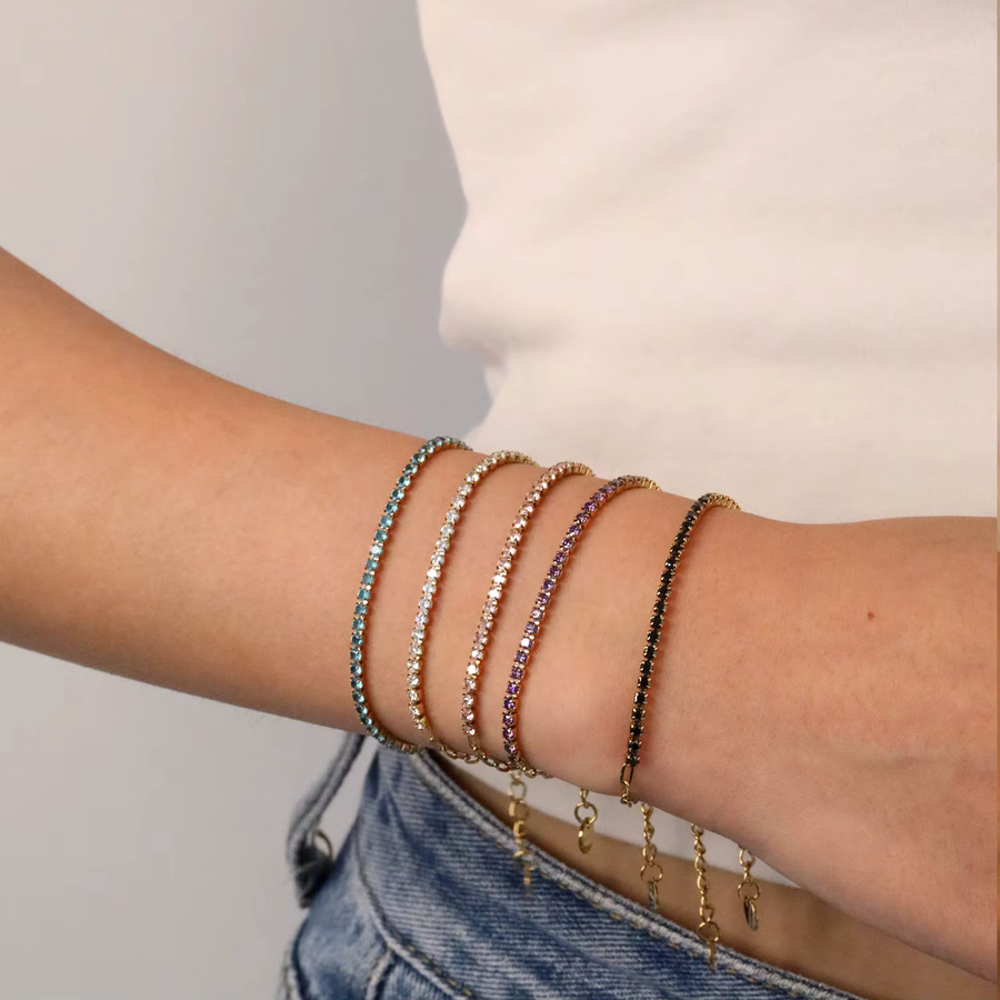LUXUKISSKIDS Armband, Edelstahl, Zirkonia, Gold, Kinder - Bild 2