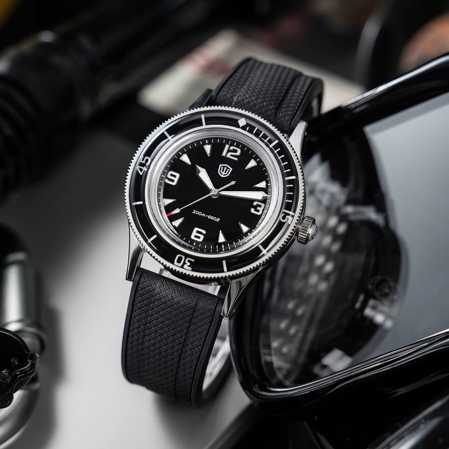 Watchdives Armbanduhr Edelstahl, Quarz, 38 mm, Herren - Bild 4