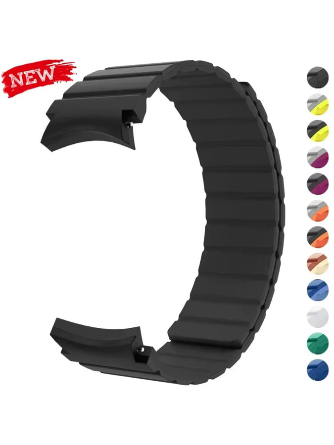 CAOWTAN Uhrenarmband Silikon, Samsung Galaxy Watch 7 6 5 4, Magnetband - Bild 5