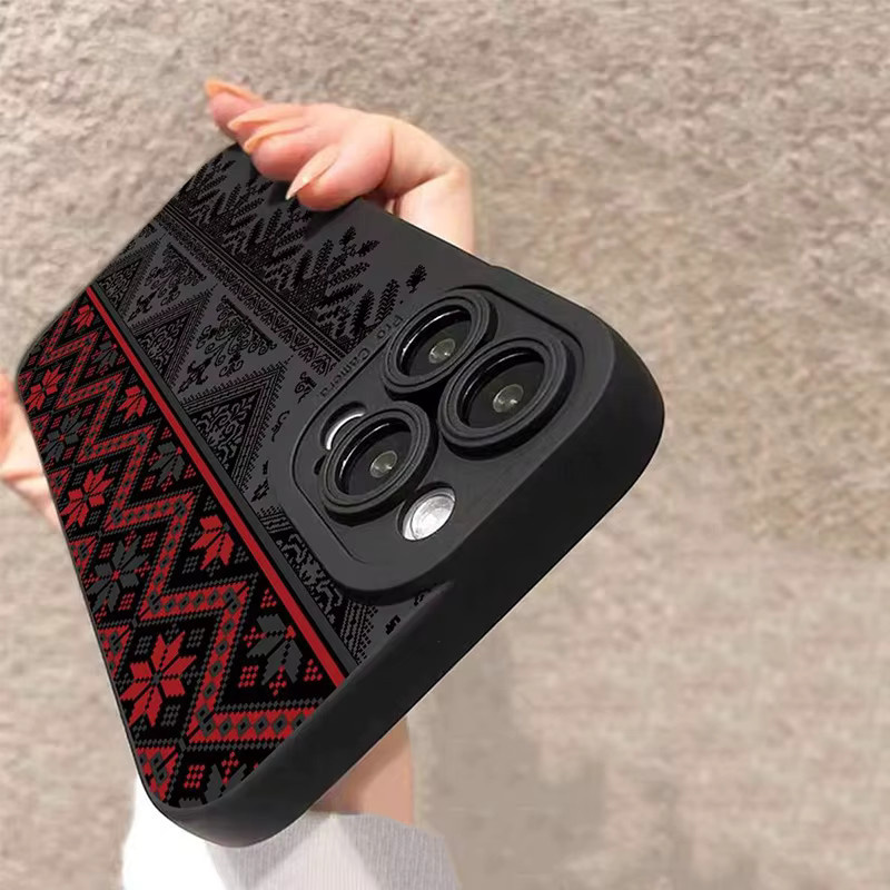 Handyhülle mit Vintage Totem-Malerei für Samsung Galaxy S26 S25 Ultra S24 FE S23 Plus S22 S21 A56 A36 A26 A55 A35 A54 A34 A53 in Multicolour - Bild 2