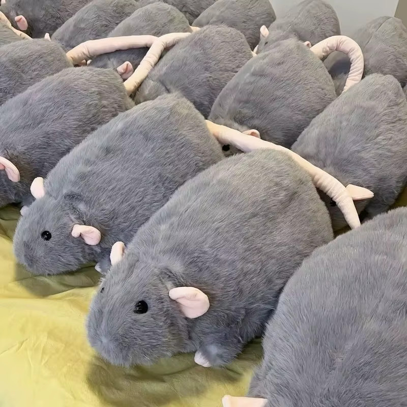 Aoger Fancy Rat, Plüschtier, Grau - Bild 2