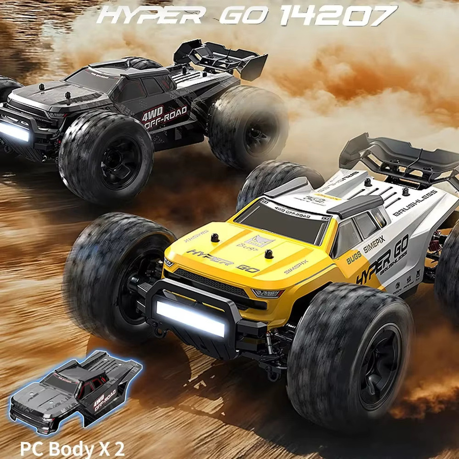 MJX Hyper Go RC Auto, bürstenlos, 4WD Offroad, Hochgeschwindigkeits-RC-Auto Truck - Bild 2