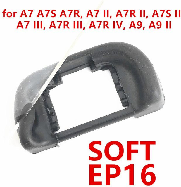Sony Okularmuschel Ersatzteil für A1 A7 A7S A7R II III IV V VI A9 A7M4 A7RIV in Schwarz (Weich oder Hart wählbar) - Bild 1
