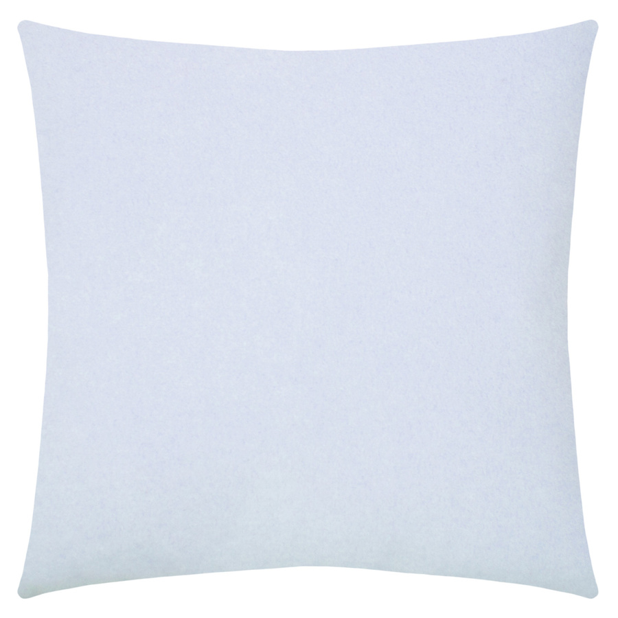 Zoeppritz Soft-Fleece Kissenhülle quadratisch in Blau und Weiß, B/T/H: 40 x 40 x 40 cm - Bild 1