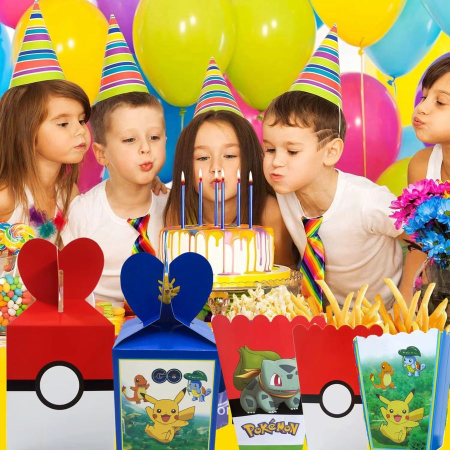 TAKARA TOMY Pokemon Popcorn Box Pikachu, Pokeball, Geschenk Box - Bild 3