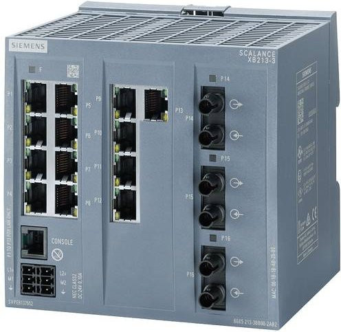 Siemens Industrial Ethernet Switch 6GK5213-3BB00-2AB2 10/100 Mbit/s Grau - Bild 1