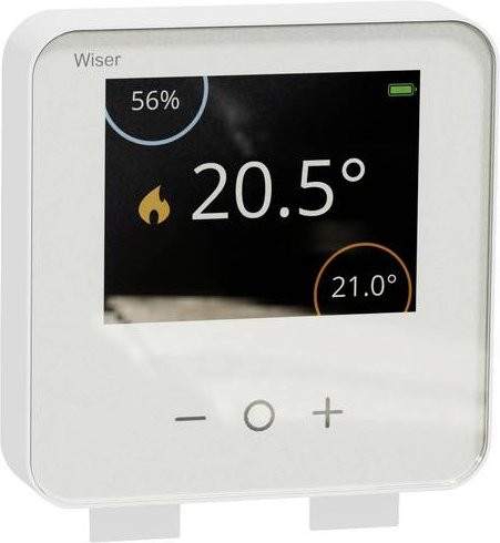 Schneider Electric Wiser CCTFR6400 Raumthermostat mit App-Steuerung in Weiß - Bild 1