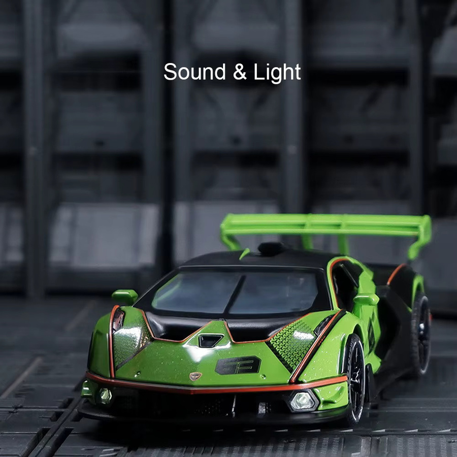 MAKEDA SCV12 SIAN Modell Sportwagen, 1:32, Metall, mit Licht und Sound - Bild 2