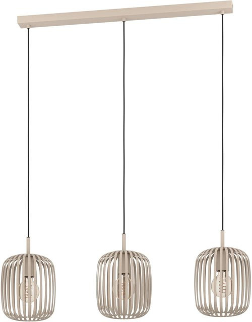 Eglo Pendelleuchte Romazzina 3-flammig in Sandfarben aus Metall im New Nordic Design - Bild 1