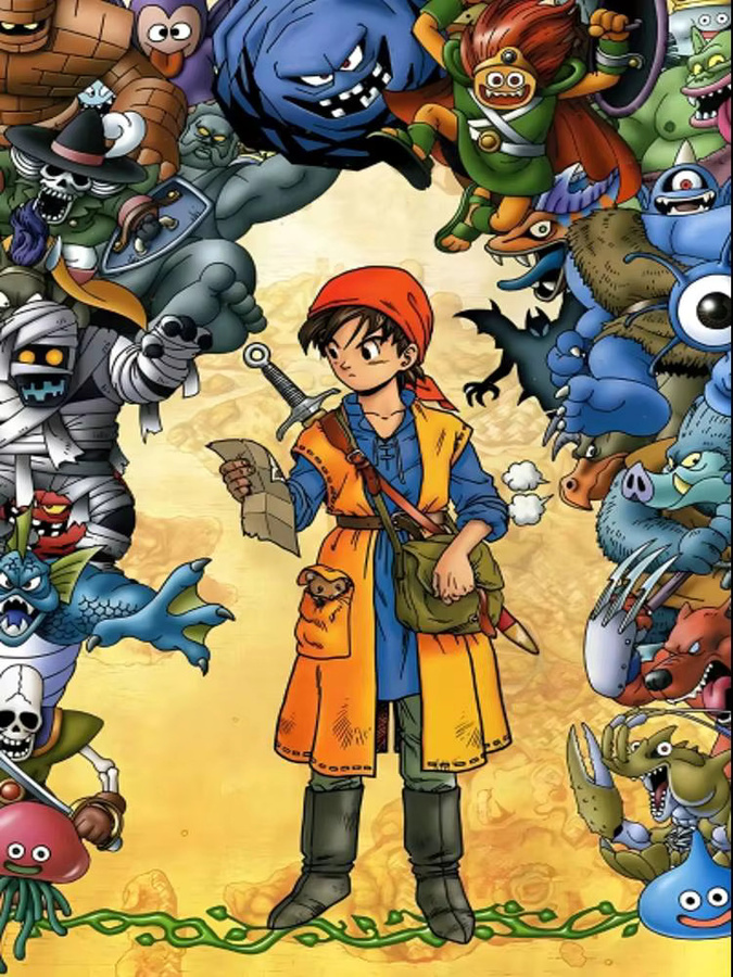 Selbstklebendes D-Dragon Quest Poster aus Papier in Multicolour für deine Wandgestaltung - Bild 7