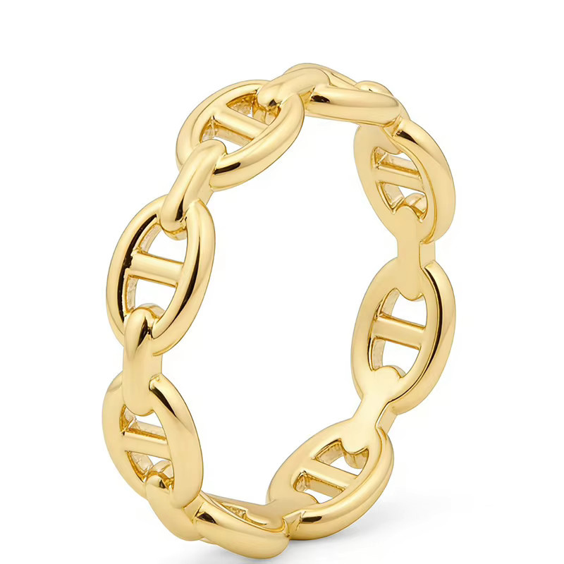 Ring 14K vergoldeter Edelstahl, Damen - Bild 2