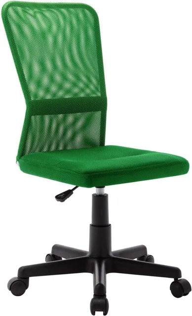vidaXL Bürostuhl in Grün aus Netzgewebe mit Rollen und 360-Grad-Drehfunktion, B/T/H: 44 x 52 x 100 cm - Bild 1