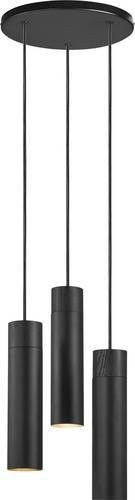 Nordlux Tilo Pendelleuchte GU10 15W in Schwarz aus Metall und Eschenholz - Bild 1