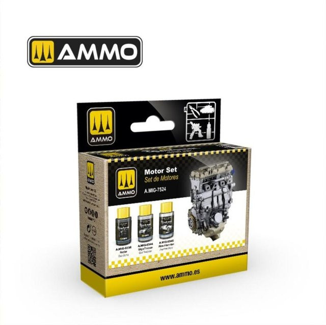 AMMO by MIG Jimenez Cobra Motor Motor Set - Bild 1