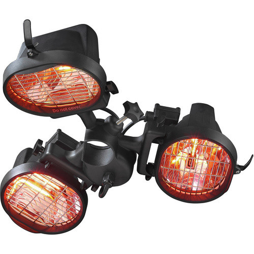 EUROM Sonnenschirm-Heizstrahler Parasol heater 1500 in Schwarz für Flächen bis max. 12 m² - Bild 4