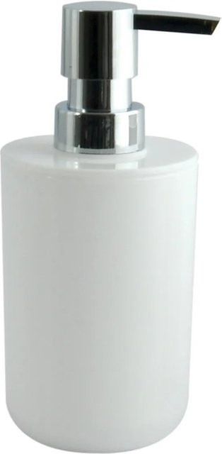 MSV Seifenspender Inagua aus Polystyrol in Weiß, Höhe: 16 cm, Durchmesser: 7,2 cm - Bild 1