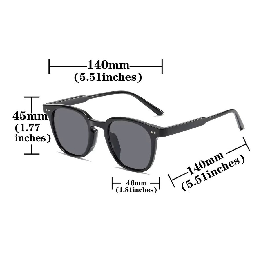 ERIKOLE Sonnenbrille, oval, Vollrand, Kunststoff, schwarz, Damen - Bild 3