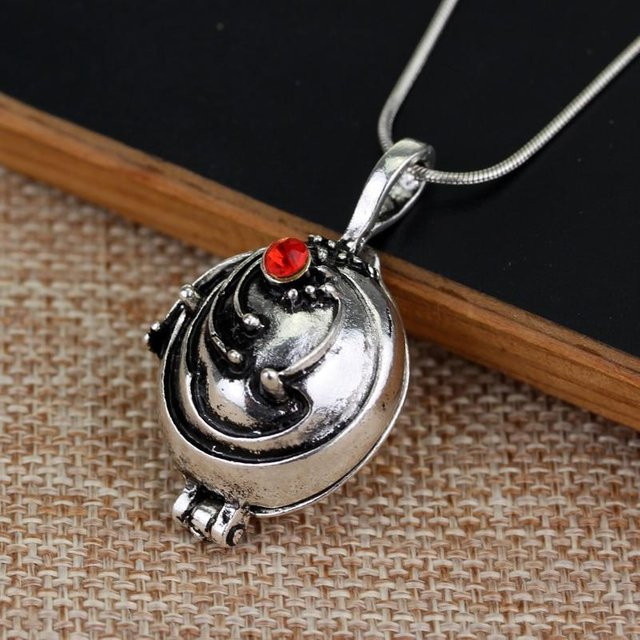 KaiTingu Jewelry Halskette, Eisenkraut Anhänger, Silber, Messing, Damen - Bild 1