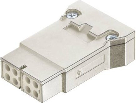 HARTING Stifteinsatz 8 Crimpen in Grau und Silber aus Kunststoff, Artikelnummer 09140083121 - Bild 1