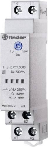 Finder Dämmerungsschalter 11.31.0.024.0000 in Weiß mit 12 V/24 V Betriebsspannung und einstellbarer Lichtempfindlichkeit von 1,30 bis 80.1000 lx - Bild 1