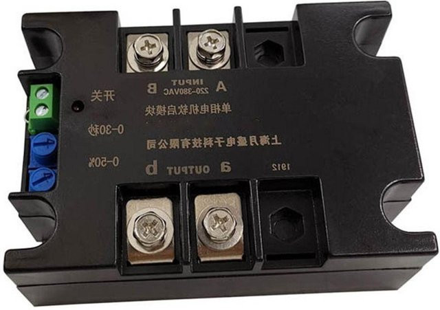 hailanyuntian Sanftanlauf Modul SSR-100WA-R14KW für intelligente Lüfter, Pumpen, Druckminderer und Förderbänder in Schwarz - Bild 1