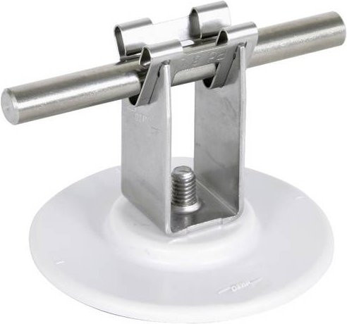 DEHN Leitungshalter aus Edelstahl in Silber - Bild 1
