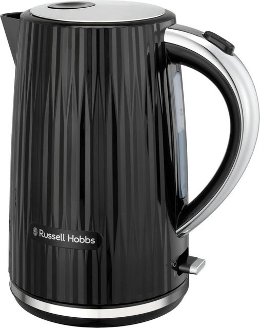 Russell Hobbs Eden Wasserkocher 27361-70 Schwarz mit 1,7 l Fassungsvermögen, Automatischer Abschaltautomatik und Kalkfilter - Bild 1
