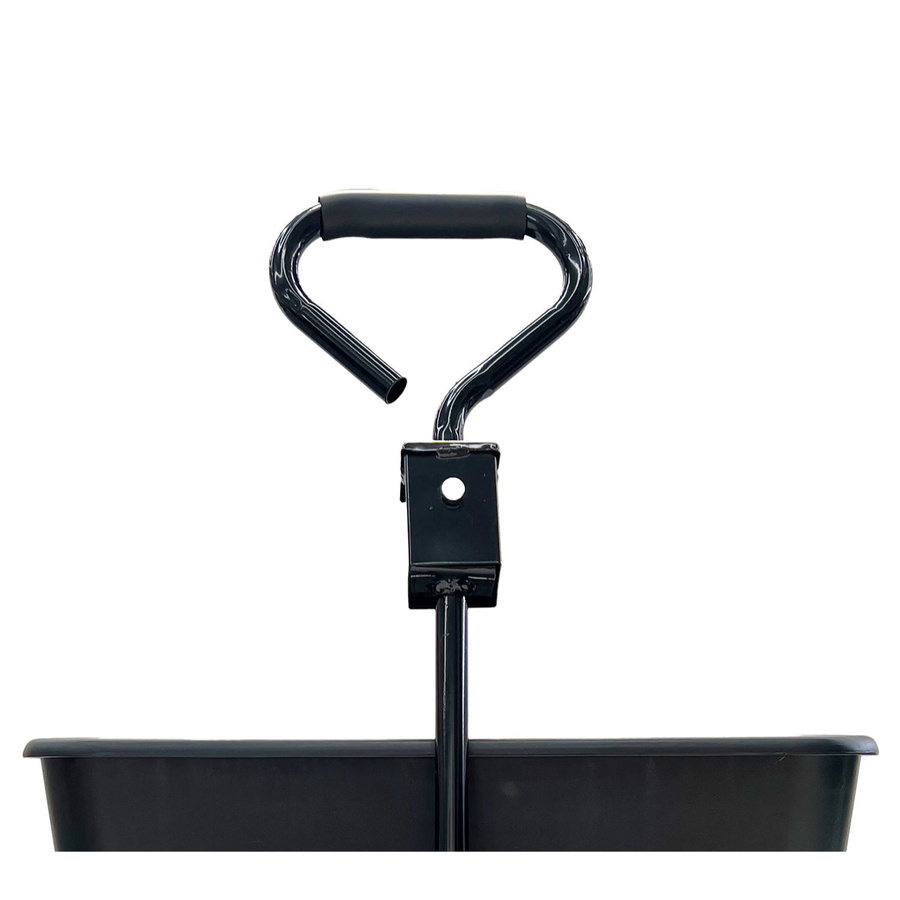 Westmann Gartenwagen Prakta M Schwarz mit Kippfunktion und 125 l Volumen, B/H/L: 59,5 x 105 x 119 cm - Bild 3