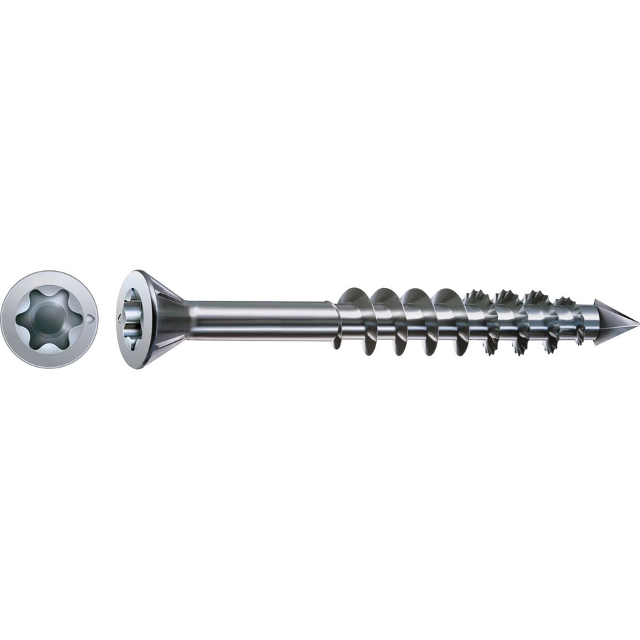 Spax Senkkopf Universalschraube für Holz mit Torx-Antrieb, Farbe Silber, 125 Stück, Durchmesser: 4 mm, Länge: 40 mm - Bild 2