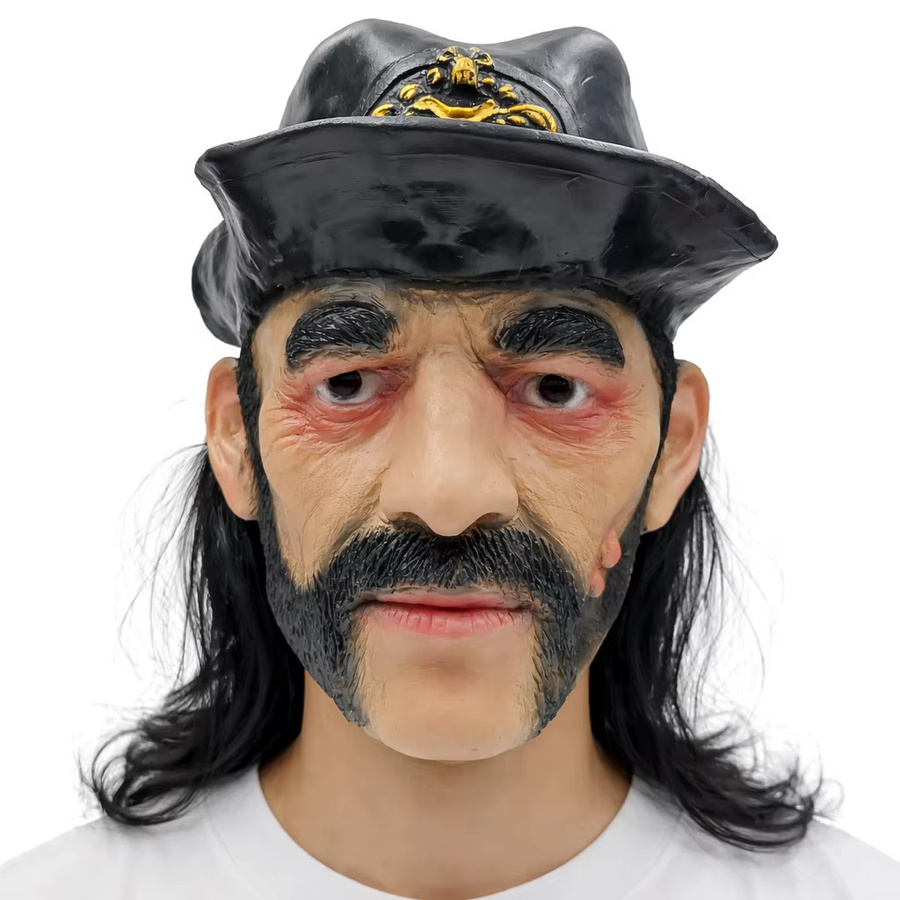 Motorhead Lemmy Maske, realistische Latexfigur, Einzelfigur - Bild 7