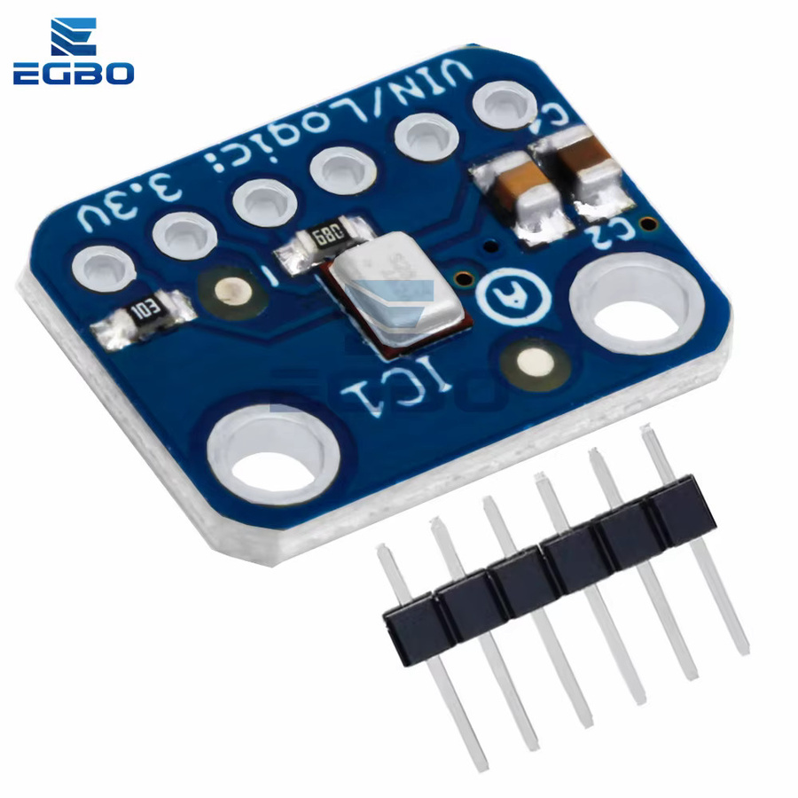 EGBO SPH0645 I2S MEMS Mikrofon Breakout Sensor Board Modul SPH0645LM4H für Arduino und Raspberry Pi, Blau - Bild 3