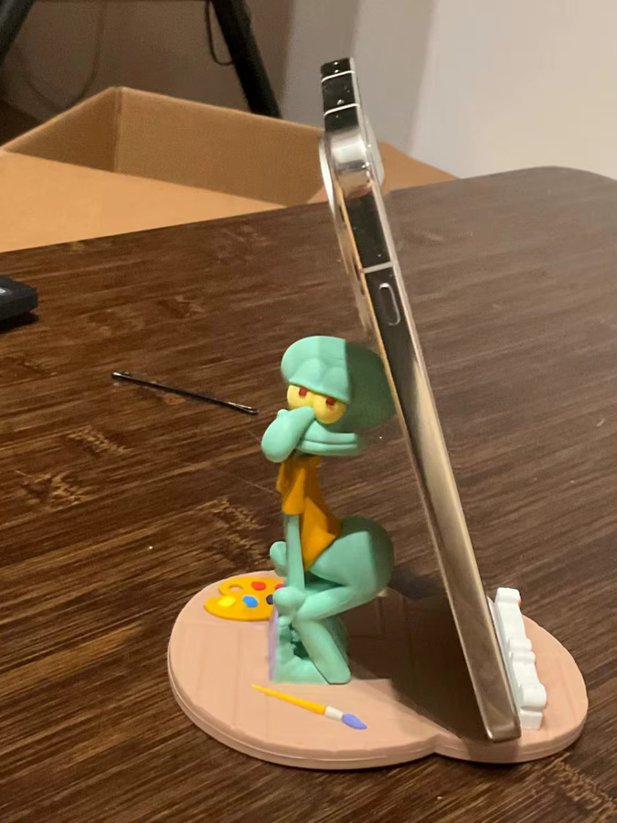 Potdemiel SpongeBob Thaddäus Squishy Handyhalter, Schreibtisch-Ständer - Bild 4