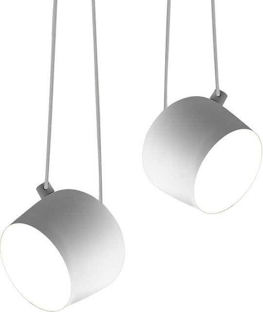 Flos Aim LED-Pendelleuchte 2er-Set in Weiß mit warmweißem Licht (2700K) - Bild 1