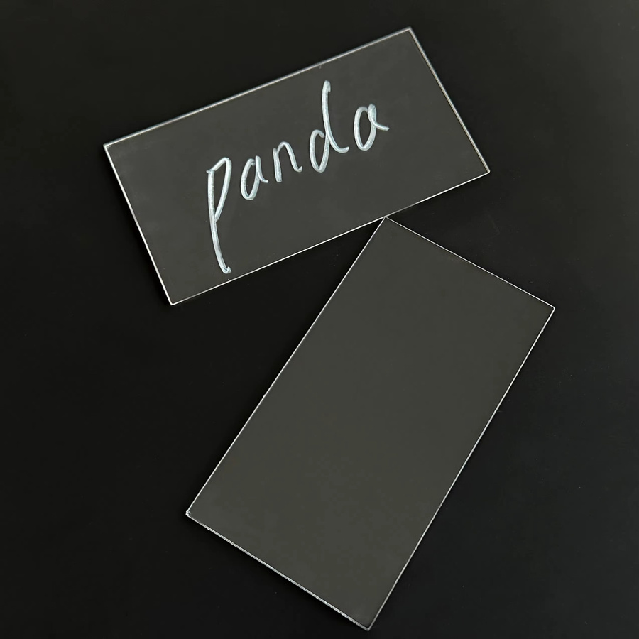 Transparente Acrylplatten aus Plexiglas für DIY Bastelprojekte und Displays, B/H: 20,0 x 20,0 cm, Tiefe: 0,5 cm - Bild 2