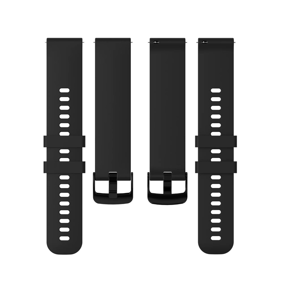 CAOWTAN Uhrenarmband Silikon, Schwarz, Unisex - Bild 3
