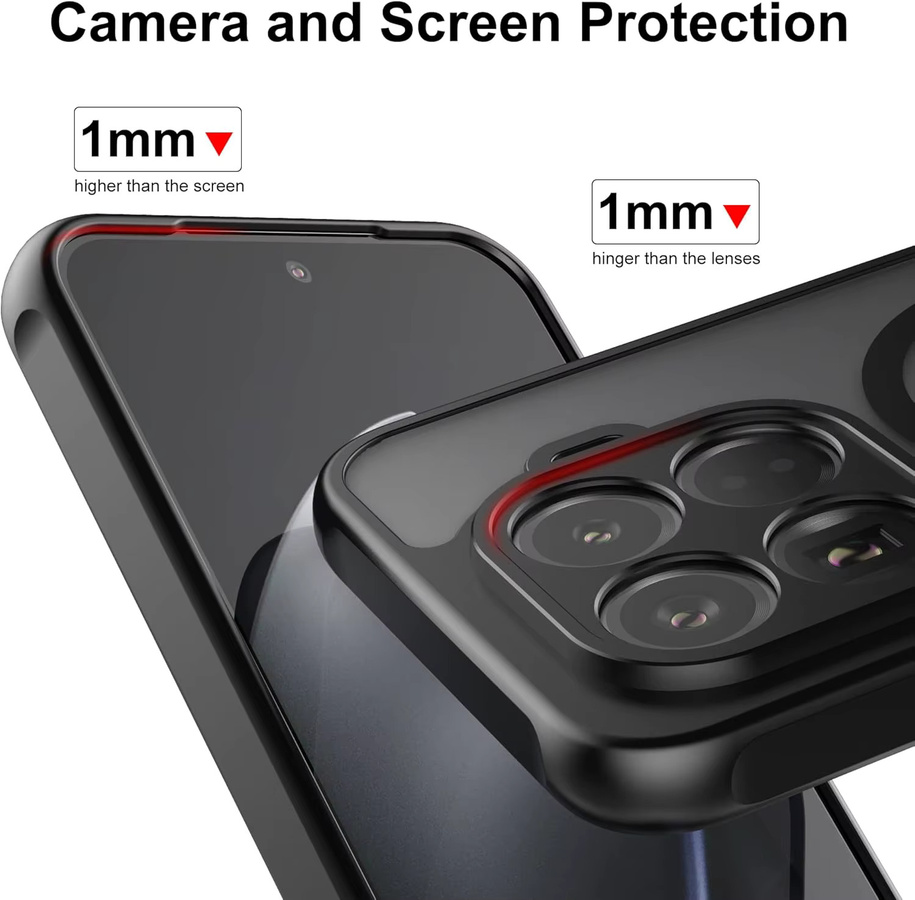Stoßfeste MagSafe Schutzhülle für Xiaomi 17 Pro Max, 15, 14 Ultra und T Pro mit matter Rückseite und Kameraschutz in Schwarz oder Transparent - Bild 3