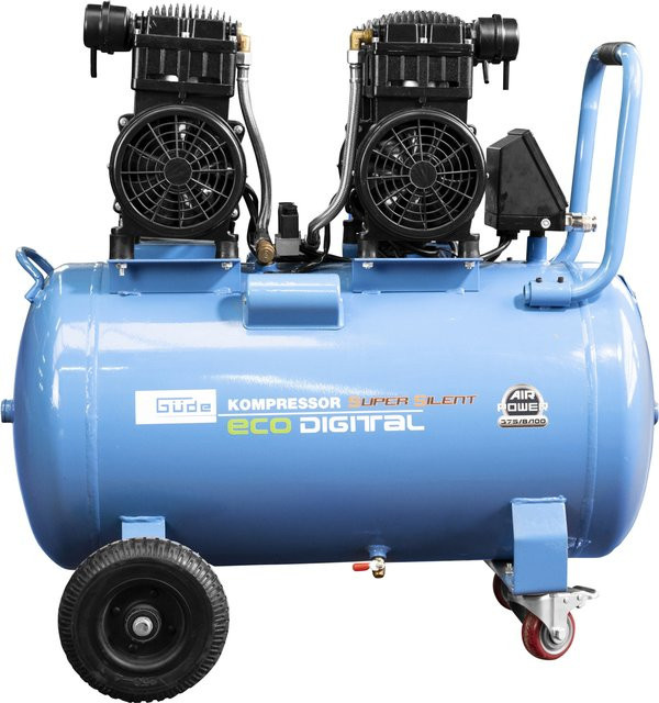 Güde Kompressor Airpower 375/8/100 ED-SILENT in Blau, öl- und wartungsfrei - Bild 1