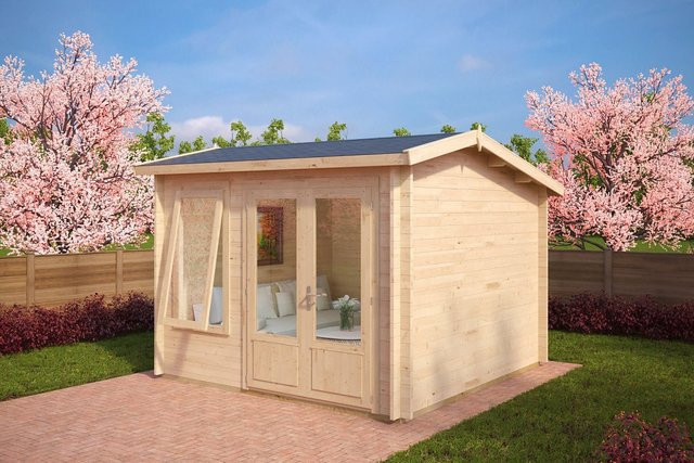 Gartenhaus Nora aus Holz B/T/H: 300 x 300 x 230 cm - Bild 1