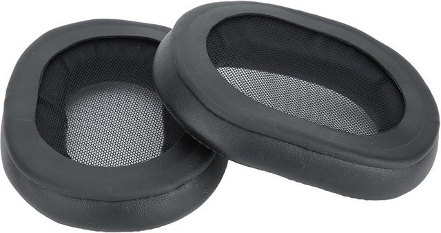 2 Stück Ohrpolster aus schwarzer Baumwolle als Kopfhörerzubehör passend für Sony MDR-1ABT, MDR-1RBT und MDR-1RNC - Bild 1