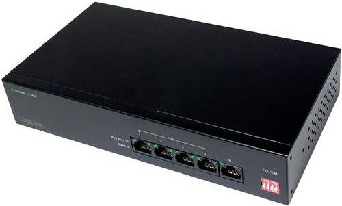 LogiLink NS0098 Netzwerk Switch 10/100MBit/s Ethernet/LAN in Schwarz - Bild 1