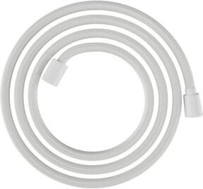 Hansgrohe Brauseschlauch Designflex in Mattweiß mit Anti-Kink und Anti-Twist Funktion, Länge: 200 cm - Bild 1
