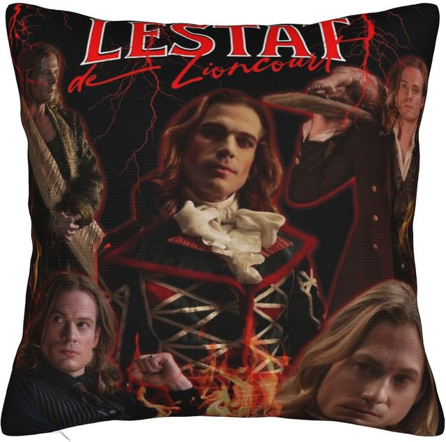 JMG Clothing Kissenbezug Der Vampir Lestat TV-Serie Merch, Mehrfarbig, B/H: 30 x 50 cm - Bild 1