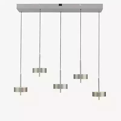 Paul Neuhaus Q-Rotate LED Pendelleuchte 5-flammig in Silber - Bild 1