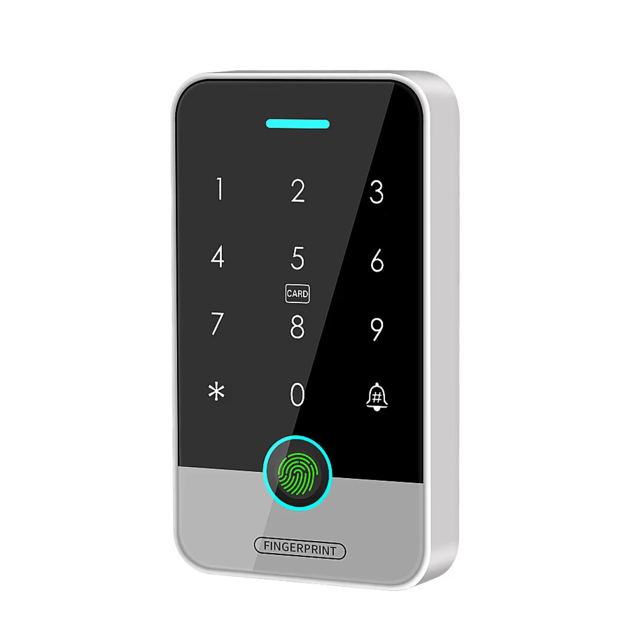 Asia-Teco IP65 Zugangskontrollsystem mit Fingerabdruck, Bluetooth, WLAN-Gateway und Tuya App Kompatibilität zur Fernentriegelung (125Khz/13.56Mhz) - Bild 5