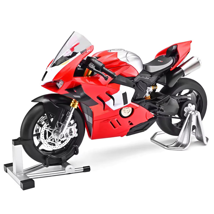 RMZ city Miniatur Modell Motorrad, 1:9, Metall, Rot - Bild 7