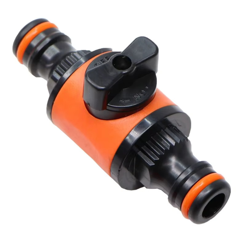 Schnellkupplung Wasserhahnadapter für Gartenschlauch und Bewässerung, 16 mm, Kunststoff, Orange - Bild 3